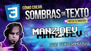 Cómo crear SOMBRAS DE TEXTO (text-shadow)