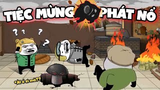GẤU HÀI HƯỚC - Phần 155: Tiệc Mừng Phát Nổ | Phim hoạt hình gấu trung quốc mặt bựa siêu buồn cười