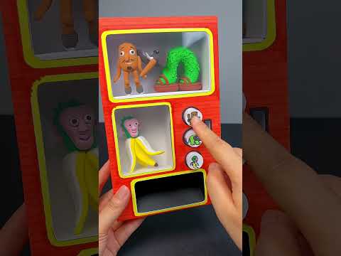 DIY An Upgraded Shan Hai Jing Vending Machine~Paper Art Creativity #shorts #papercraft
