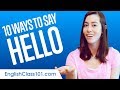 Common English Greetings and Responses