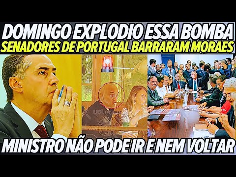 MORAES CAIU NA EMBOSCADA DOS PORTUGUESES! BARRADO LA EM PORTUGAL! NÃO PODE VOLTAR AO BRASIL!