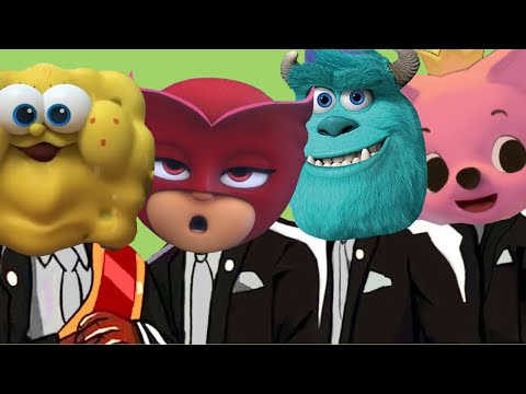 Spongebob Pj Masks Monster University Pink Fong Meme