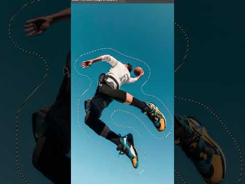 Hack de #Photoshop para crear un texto con la forma de un sujeto