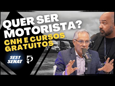 QUER SER MOTORISTA? CNH E CURSOS GRATUITOS - SEST SENAT: O Futuro do Transporte | Seja Águia Cast