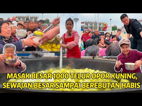 PAKAI MOBIL BARU MASAK BESAR OPOR KUNING 1000 TELUR, SAMPAI PAK RT DESA JUGA IKUT MENIKMATI RASANYA