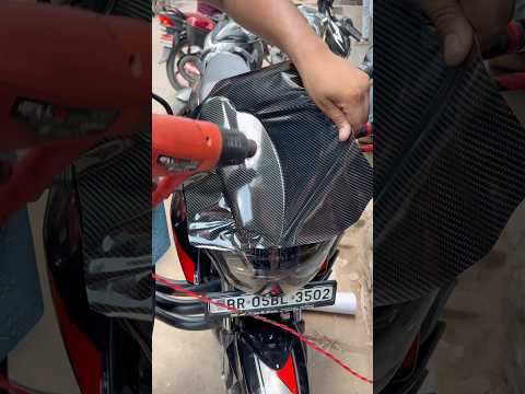 5D carbon wrap😱Apache Rtr 160 #shorts