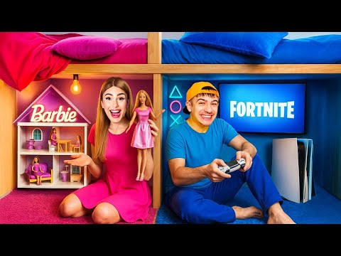 ΠΟΙΟΣ ΕΧΤΙΣΕ ΤΟ ΚΑΛΥΤΕΡΟ ΚΡΥΦΟ ΔΩΜΑΤΙΟ? Boys vs Girls Challenge