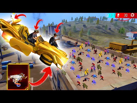 ये क्या बना दिया😱 New Golden Criminal Overpowered Multiplayer Skywing Factory Roof Overpower Fight🔥