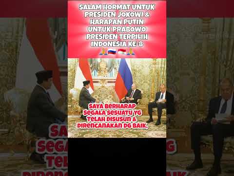 PESAN PUTIN KE PRABOWO:JANGAN LUPAKAN RUSIA!#rusia #indonesia #prabowo #putin #belajarrusiaindonesia