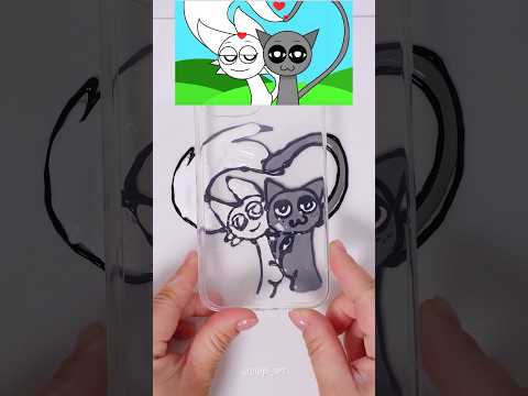 INCREDIBOX SPRUNKI Sinner Edition Gray & Wenda Cats Phone Case #shorts #incredibox