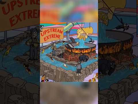 Simpsons in a Waterpark...#treandingshort #cartoon #viralvideo #simpsons