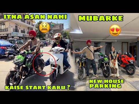 Naye Ghar pahuchi apni Superbikes 😍 Shubh din par udghatan kar diya ❤️ lekin itna bhi asan nhi tha 😰