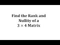 Matrix Rank and Pivot Columns
