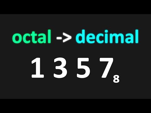 Learn octal in 113₈ seconds