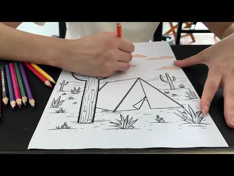 Beautiful drawing instructions with the golden hands of teacher Thuy (Quang Ninh) part 10