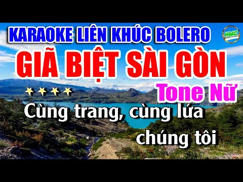 Karaoke Liên Khúc Trữ Tình Song Ca Dễ Hát | Tuyển Chọn Bolero Hải Ngoại Cực Hay – GIÃ BIỆT SÀI GÒN