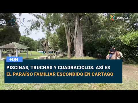 Piscinas, truchas y cuadraciclos: así es el paraíso familiar escondido en Cartago