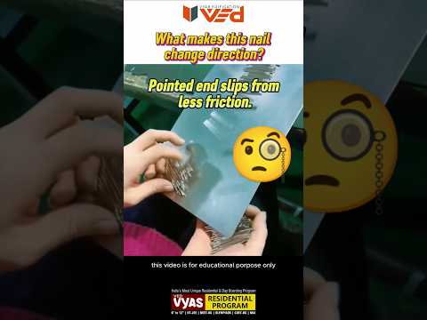 What makes this nail change direction? #nail #change #friction