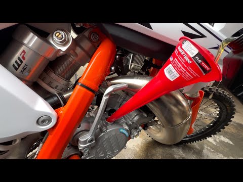 Cambio de aceite ktm 85 sx  17/14  2023