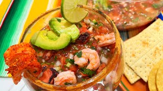 YO TE DIGO CÓMO HACER EL MEJOR CÓCTEL DE CAMARÓN CON PULPO,  RECETA DE LA ABUELITA.
