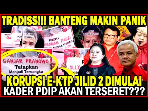 TRAG1S! BANTENG MAKIN TERDESAK! 3 KADERNYA AKAN TERSERET KASUS KORUPSI E-KTP???