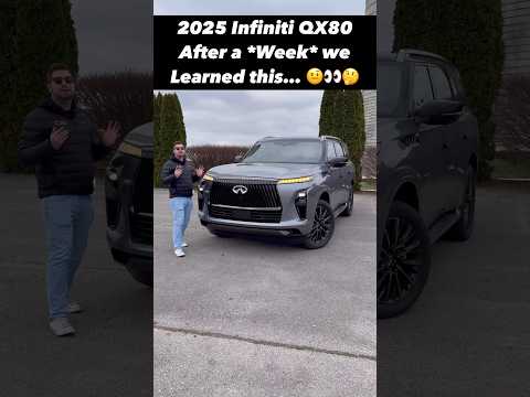 We *Lived* With the New 2025 Infiniti QX80 and Learned Some Important Things!