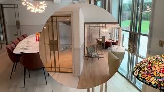 Architectural Steel doors for this new-build home
