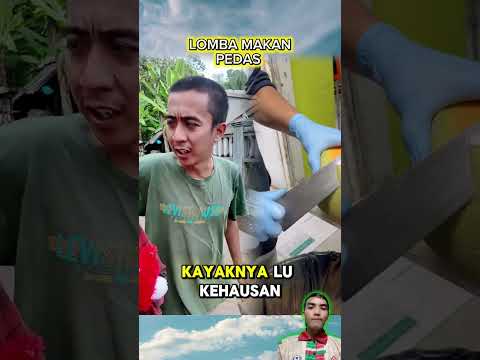 Si Alif dapat iPhone dari lomba makan pedas #shorts #funny #drama #lucu 