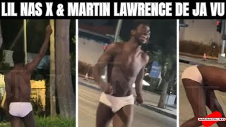 Lil Nas X strolls the streets of Los Angeles in tighty whities (the Martin Lawrence & DMX parallels)