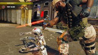 I used a LASER BEAM to ZAP camping gamers heads off