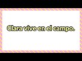 Comprensión de la Oración