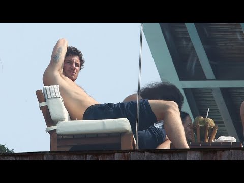 Shawn Mendes relaxes poolside before Rock in Rio Performance | Hollywood Pipeline