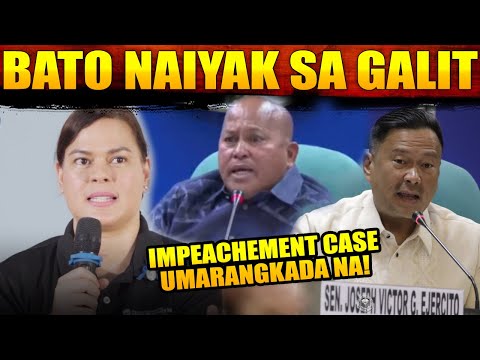 SEN BATO HALOS MAIYAK SA GALIT ' WAG KAYO PATUTA TUTA SA POLITIKO! 3 IMPEACHMENT CASE GUGLONG NA!