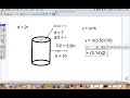 Volume and Dimensions of Cylinders