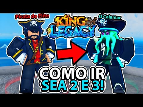 COMO IR PRO SECOND E THIRD SEA NO KING LEGACY ROBLOX!