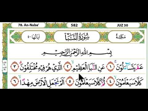 Surah an naba pelan pelan dan santai #surahannaba