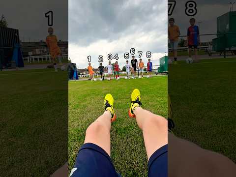 1, 2, 3, 4, 5, 6, 7 or 8?🤔⚽️