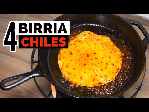 BIRRIA Explosiva de 4 Chiles 🔥🌶 TACOS y QUESABIRRIA 🌮 🧀