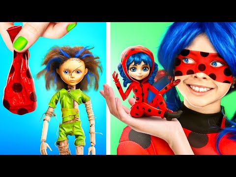 Cómo convertirse en Ladybug en la vida real / De muñeca nerd a Ladybug bella