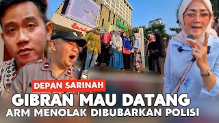GIBRAN MAU DATANG ‼️ ARM MENOLAK DIBUBARKAN POLISI