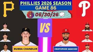 Philadelphia Phillies vs. Pittsburgh Pirates LIVE 3D Mode | Radio-Style Play-by-Play #phillies