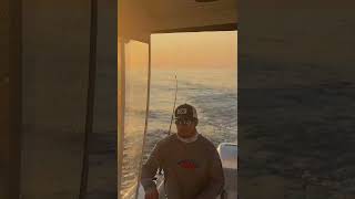 Sunrise on a tuna fishing morning off Long Island #fishing #ocean #longisland #montauk #bostonwhaler