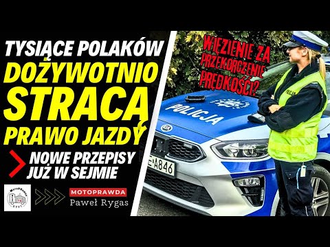 Tysiące Polaków dożywotnio stracą prawo jazdy. Nowe przepisy już w Sejmie