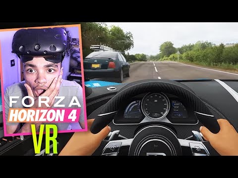 Forza Horizon 4 In VIRTUAL REALITY! (+ Wheel!)
