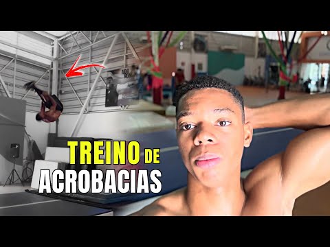 MEU TREINO DE ACROBACIAS NO AIRMAT!!!