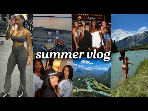 VLOG: Montreal & Banff Trip, Cottage Weekend, Chris Brown, Workout,VQFIT Shoot