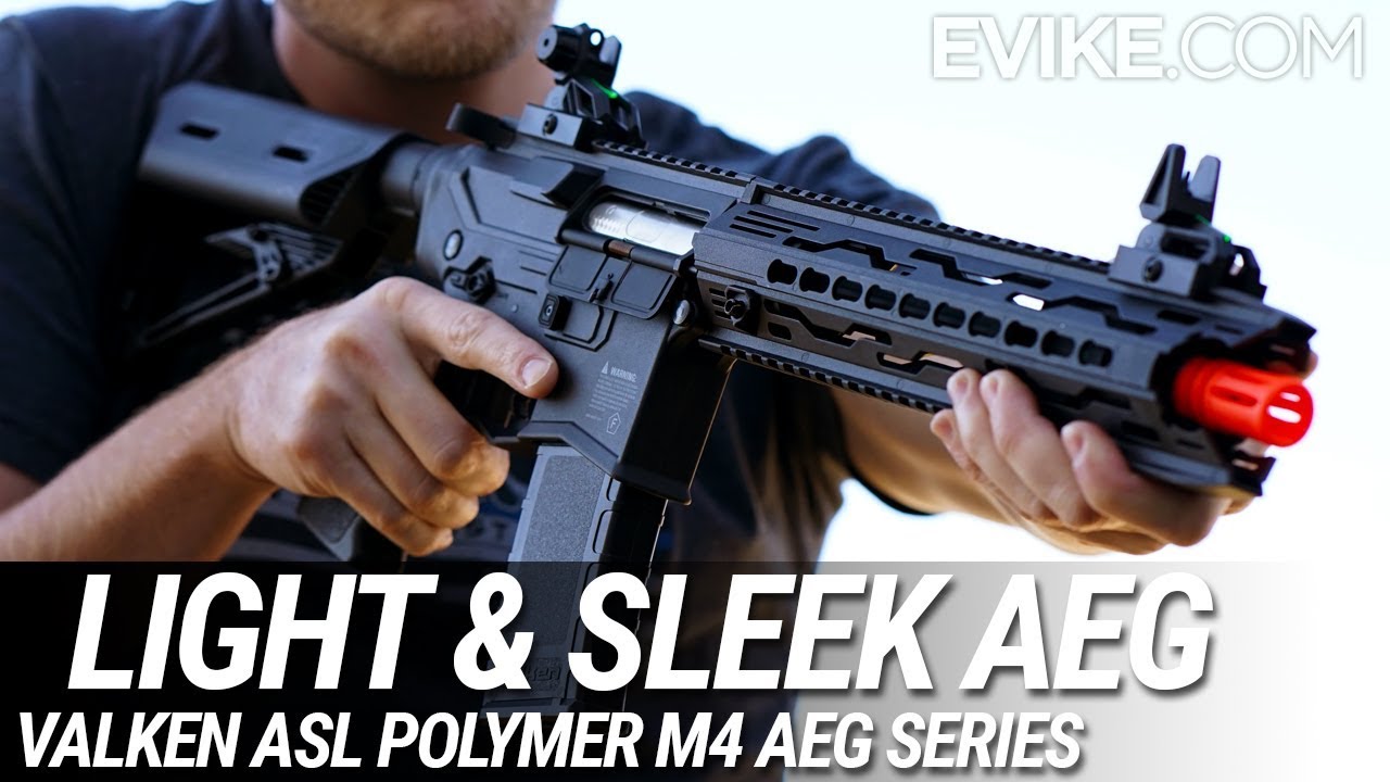 The Light and Sleek AEG - Valken ASL Polymer AEG Series