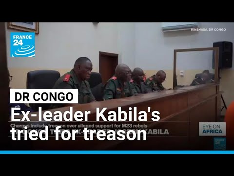 YouTube video thumbnail: DR Congo Tries ex-Leader Kabila for Treason in Absentia