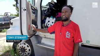 St. Louis Tornado Survivor Feeds His Community from His Truck - Videos by The Weather Channel