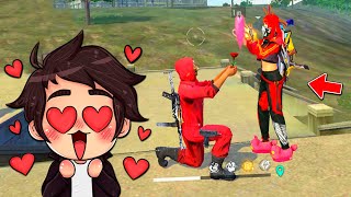 RETO: CONSEGUIR NOVIA en FREE FIRE 😍 *LE REGALO LA PARTIDA* ❤